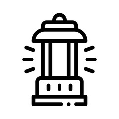 lantern line icon