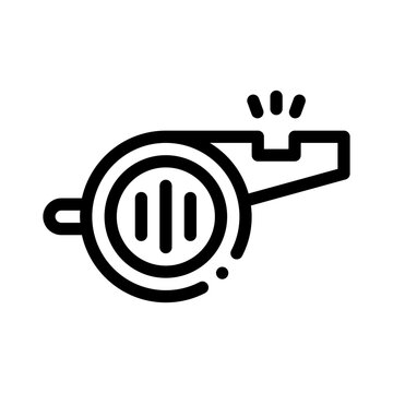 recommend clip art: whistle line icon