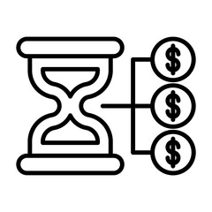Time is Money Lineart