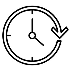 Time Management Lineart