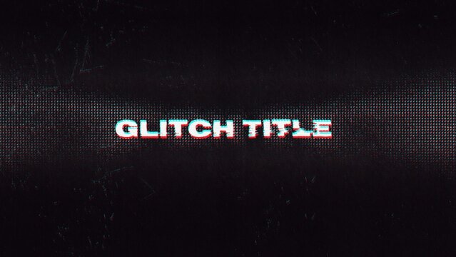 Glitch Text Effect