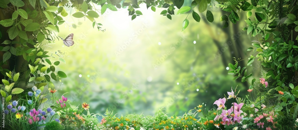Poster nature background with copy space image