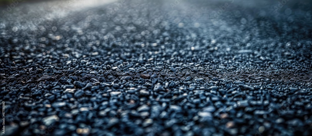 Poster Background with fresh asphalt featuring copy space image