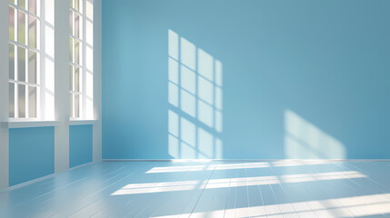 Obraz premium Bright blue room