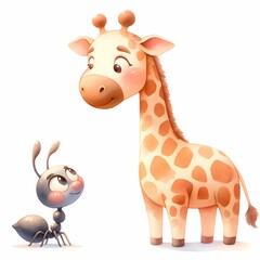 Tiny Friends, Giraffe and Ant Adventure Cartoon