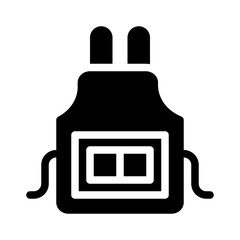 apron glyph icon
