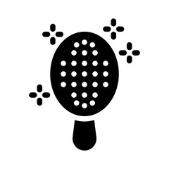 hairbrush glyph icon