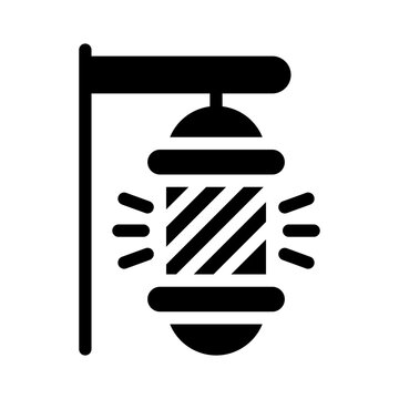 Barber Pole Glyph Icon