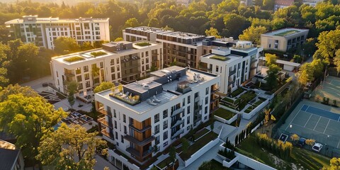 Comprehensive Architectural Model of Modern Housing Estate