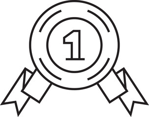 Medal Line Icon
