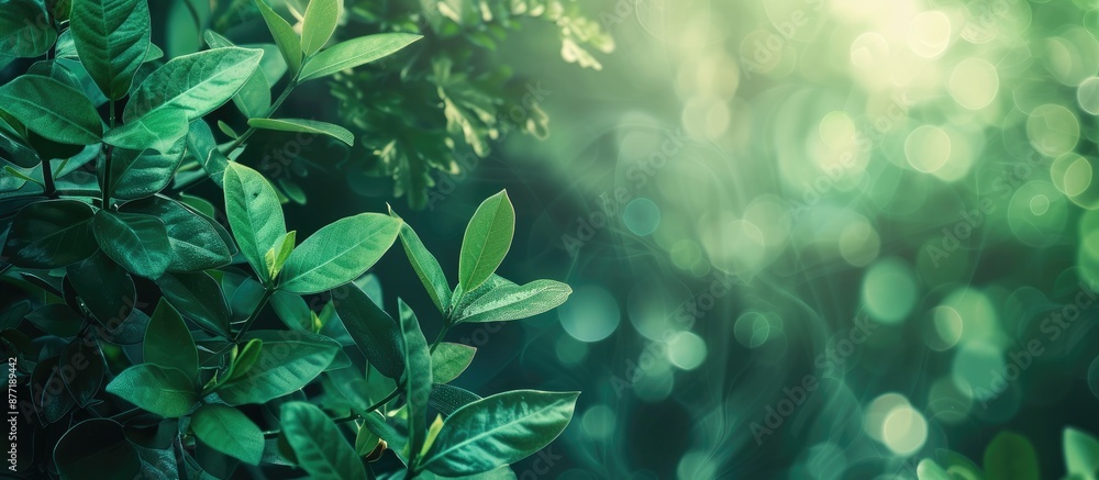 Poster nature themed abstract background with copy space image