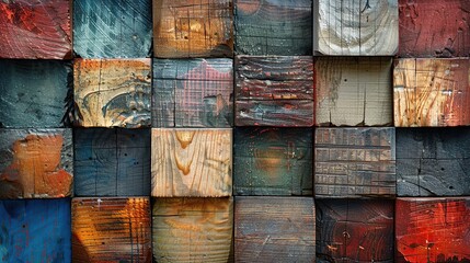 Abstract Wood Wall Art