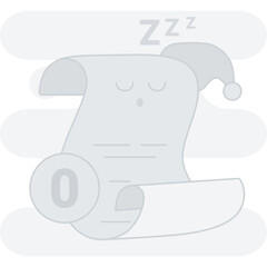 Empty message illustration, perfect for user interface projects