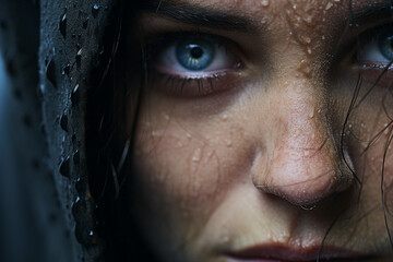 Generative AI technology picture with sensitive content people kidnapping hostage body trading