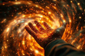 AI generative picture with research and innovation concept