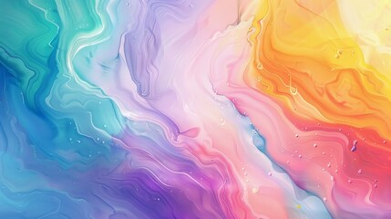 Abstract Swirls of Color