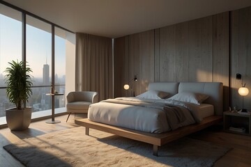 Obraz premium interior of a hotel room