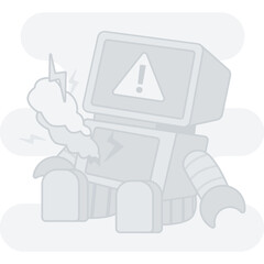 Error 500 internal server illustration, perfect for user interface projects