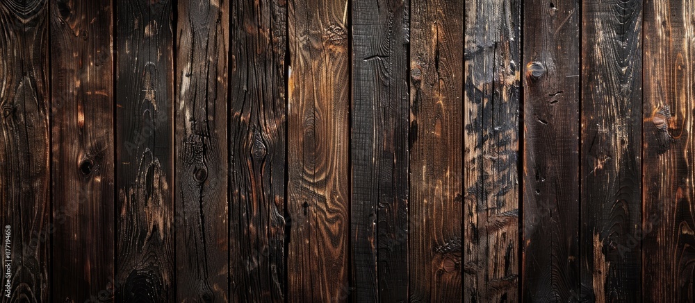 Poster Background of wood with space for adding an image. with copy space image. Place for adding text or design