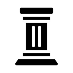 pillar glyph icon