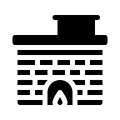 chimney glyph icon