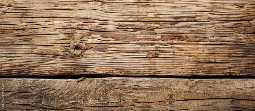 Poster White oak plank texture with a clear area for adding text or a copy space image