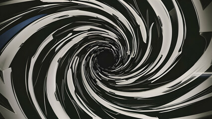 Black and White Swirl Abstract Background Texture