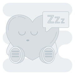 Empty wishlist illustration, perfect for app or website empty states user interface projects