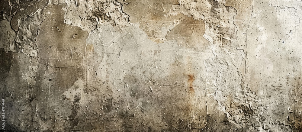 Poster retro style copy space image featuring an old aged cement or stone texture symbolizing a vintage gru