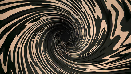 Fototapeta premium Photorealistic Black and White Marble Swirl