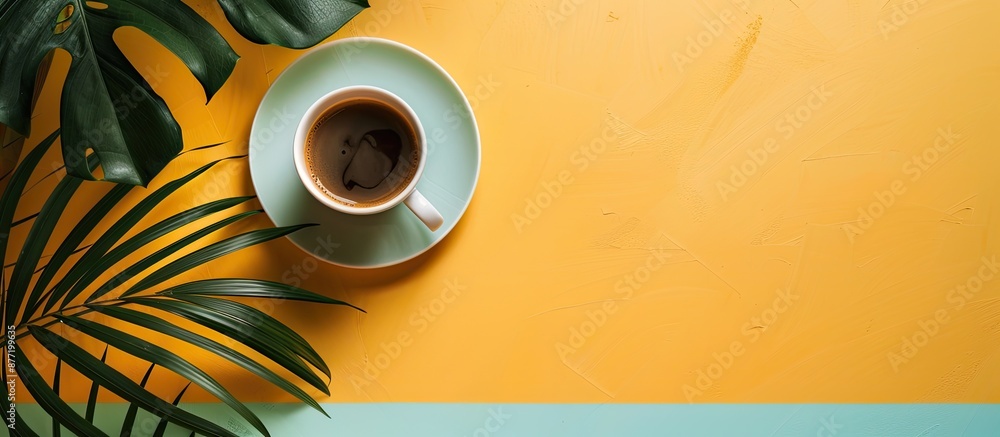 Poster take a refreshing coffee break with a copy space image