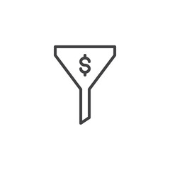Conversion Rate Optimization line icon