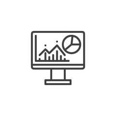 Analytics Dashboard line icon