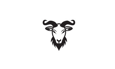 Sheep Logo black simple Design