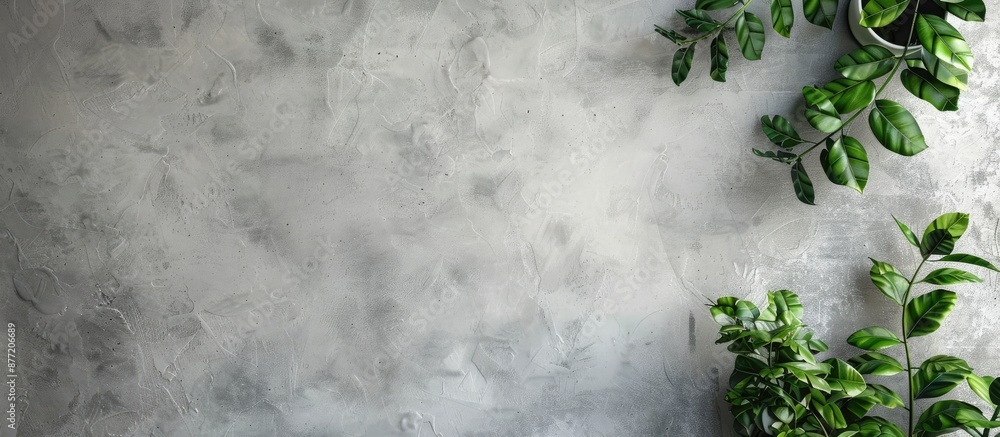 Aufkleber Studio background with a color texture displaying an empty cement wall pattern for showcasing cosmetic and nature products in online sales featuring a copy space image