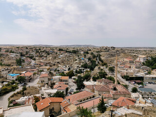 Obraz premium Aerial View of a Traditional Cappadocia Village