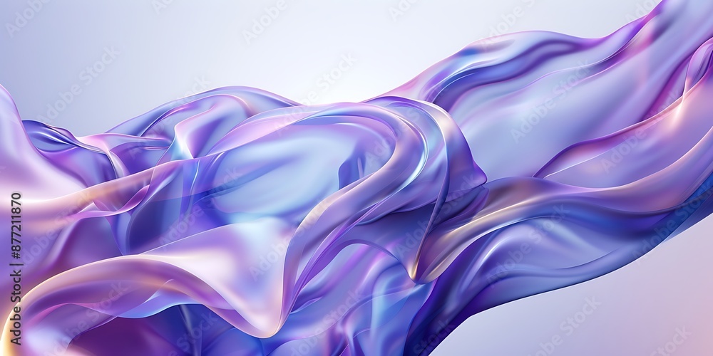 Poster a beautiful abstract background with a gradient and smooth curves that form an elegant shape, giving