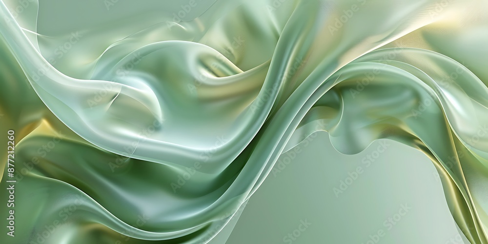 Poster a beautiful abstract background with a gradient and smooth curves that form an elegant shape, giving