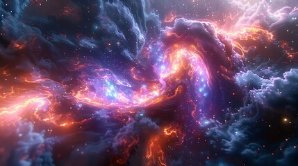 Electrifying Electromagnetic Vortices Pulsing Ionic Currents and Mesmerizing Geometric Charge Particles in a Aesthetic