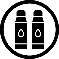 Resin Glyph Black Icon