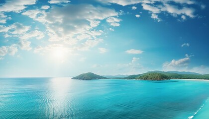 Fototapeta premium tropical island in the ocean