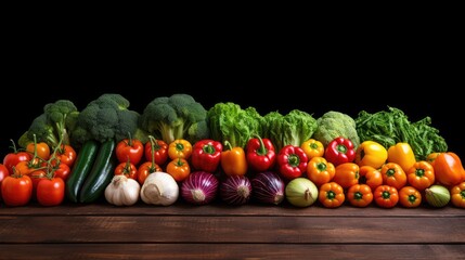vegetables on a light blue background
