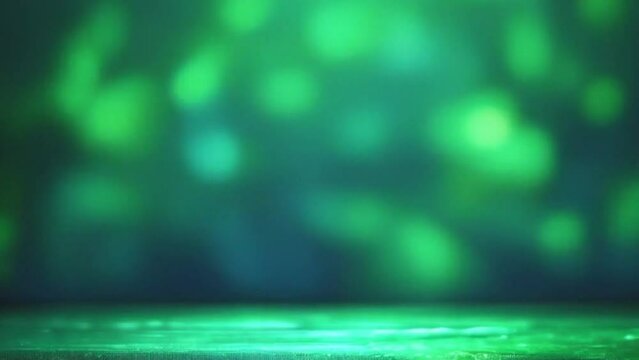 Green boken background
