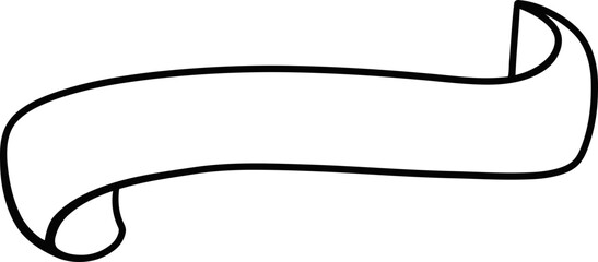 Handdrawn Ribbon Banner