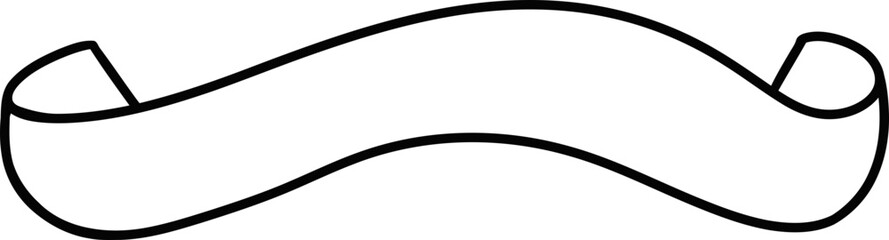 Handdrawn Ribbon Banner