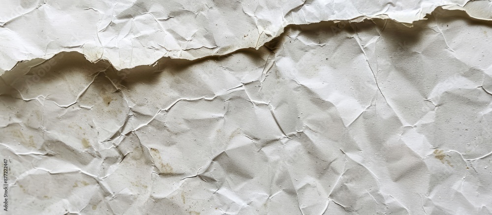 Fototapete old textured white paper suitable for web design screensavers with copy space image