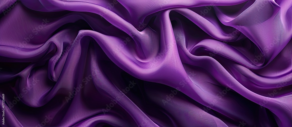 Poster texture of purple fabric with copy space image