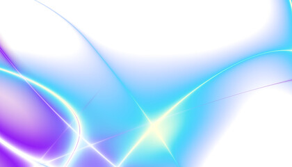 Energy lines with transparent gradient background. Elegant rainbow colours wavy line on Transparent png overlay background