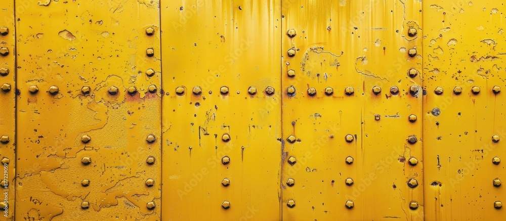 Aufkleber yellow metal surface providing a retro vibe ideal for backgrounds or design projects with available 