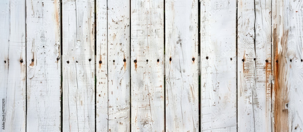 Poster top view of natural wooden plank from the forest the white wood presents original texture suitable a